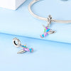 Wholesale 925 Sterling Silver Animal Insect Butterfly Dragonfly Firefly Owl Bead Charm Dripping Oil Diy Jewelry Accessories Bracelet