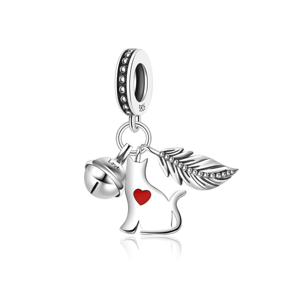 Wholesale 925 Sterling Silver Animal Marine Insect Beads Pendant Diy Jewelry Accessories For Female With Dripping Oil Design