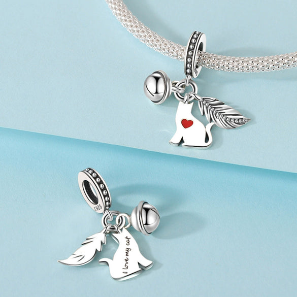 Wholesale 925 Sterling Silver Animal Marine Insect Beads Pendant Diy Jewelry Accessories For Female With Dripping Oil Design