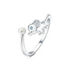 Wholesale 925 Sterling Silver Animal Zodiac Open Ring