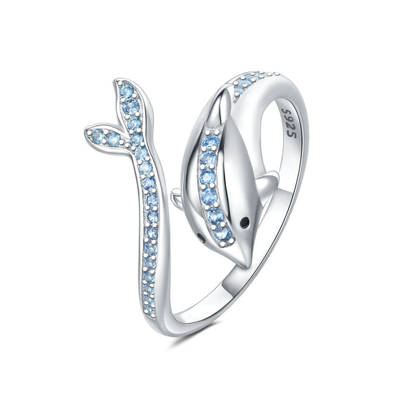 Wholesale 925 Sterling Silver Animal Zodiac Open Ring