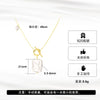 Wholesale 925 Sterling Silver Baroque Pearl Buckle Necklace Geometric Style Electroplated For Women