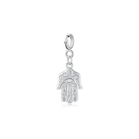Wholesale 925 Sterling Silver Carved Geometric Pattern Retro Pendant Accessories