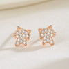 Wholesale 925 Sterling Silver Cat Ear Studs For Women With Geometric Style And Electroplating Treatment