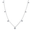 Wholesale 925 Sterling Silver Constellationstyled Sixclaw Moissanite Necklace For Women With Electroplating Treatment