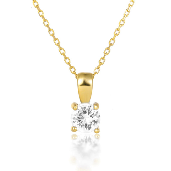 Wholesale 925 Sterling Silver December Birthstone Necklace With Geometric Pendant Inlaid Zircon For Women