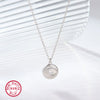 Wholesale 925 Sterling Silver Devil's Eye Necklace With Zircon Inlay Electroplated
