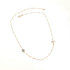 Wholesale 925 Sterling Silver Devil's Eye Necklace With Zircon Inlay Electroplated