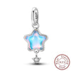 Wholesale 925 Sterling Silver Diy Accessories With Fourleaf Clover Life Tree Hummingbird Lily Orchid Beads Star Sister Pendant In Original Design With Dripping Oil Processing