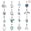 Wholesale 925 Sterling Silver Diy Accessories With Fourleaf Clover Life Tree Hummingbird Lily Orchid Beads Star Sister Pendant In Original Design With Dripping Oil Processing