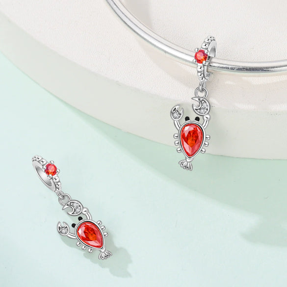 Wholesale 925 Sterling Silver Diy Accessories With Jellyfish Shell Starfish Coral Elements And Dripping Oil Design For Women