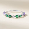 Wholesale 925 Sterling Silver Drop Shape Zircon Ring For Women With Diamond Design