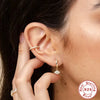 Wholesale Sterling Silver Earrings With Devil's Eye Stars Moon Water Drops Zircon Pendants And Geometric Design
