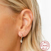 Wholesale Sterling Silver Earrings With Devil's Eye Stars Moon Water Drops Zircon Pendants And Geometric Design