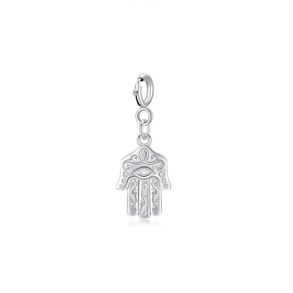 Wholesale Sterling Silver Fashion Simple Pendant With Geometric Pattern And Cross Chain For Women Lovely Style