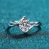 Wholesale 925 Sterling Silver Female Ring With Heart Shape Angel Kiss Design And Plating Process