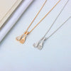 Wholesale Sterling Silver Fork Spoon Pattern Necklace With Electroplating Process