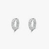 Wholesale 925 Sterling Silver Geometric Artificial Diamond Earrings For Women With Micro Inlay Elegant And High Grade