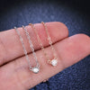 Wholesale 925 Sterling Silver Geometric Bubble Pendant Necklace With Moissanite For Women's Fashion