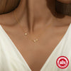 Wholesale 925 Sterling Silver Geometric Butterfly Electroplated Minimalist Clavicle Necklace For Women