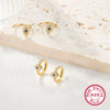 Wholesale 925 Sterling Silver Geometric Devil's Eye Earrings Set With Zircon Electroplated For Women