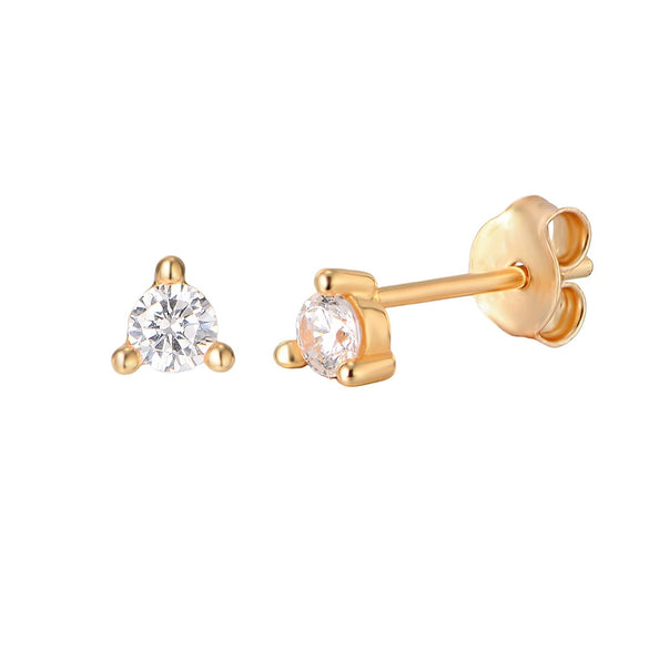 Wholesale 925 Sterling Silver Geometric Diamond Earrings For Women