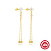 Wholesale 925 Sterling Silver Geometric Earrings Electroplated For Women