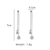 Wholesale 925 Sterling Silver Geometric Fashion Handmade Women's Earrings