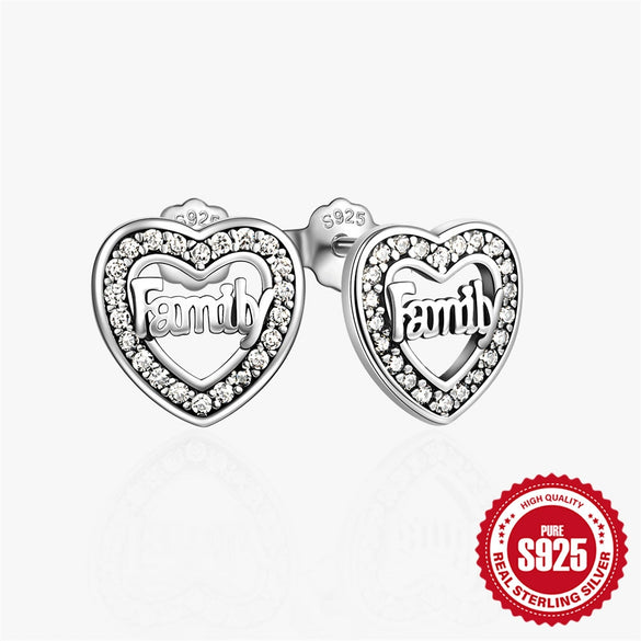 Wholesale 925 Sterling Silver Geometric Letter Stud Earrings For Women With Electroplating Retro Style