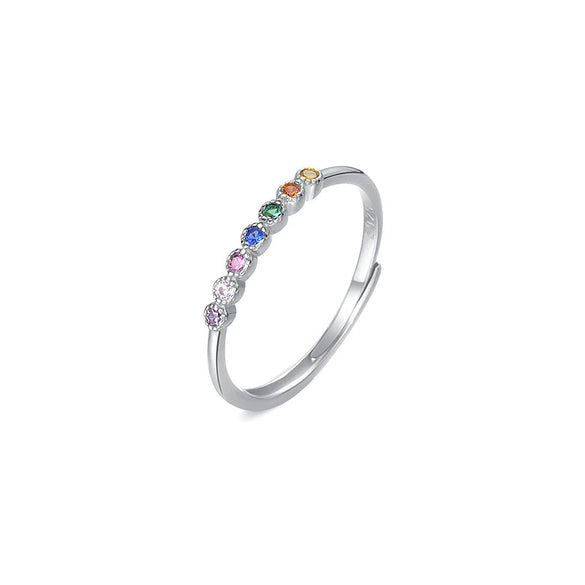 Wholesale 925 Sterling Silver Geometric Niche Retro Light Luxury Women's Ring With Electroplating