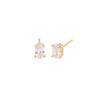 Wholesale 925 Sterling Silver Geometric Oval Inlaid Zircon Earrings For Women