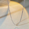 Wholesale 925 Sterling Silver Geometric Pendant Necklace With K Gold Craft And Platinum Plated And Diamond Inlaid For Women