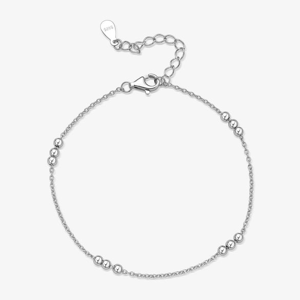 Wholesale Sterling Silver Geometric Plain Chain Necklace For Women