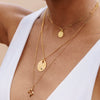 Wholesale Sterling Silver Geometric Plain Chain Necklace For Women