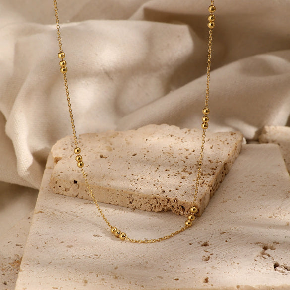 Wholesale Sterling Silver Geometric Plain Chain Necklace For Women