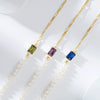 Wholesale 925 Sterling Silver Geometric Rectangular Electroplated Women's Bracelet Simple Natural Style