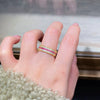 Wholesale 925 Sterling Silver Geometric Ring Women's Luxury Vintage Classic Style