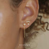 Wholesale 925 Sterling Silver Geometric Round Earrings For Women With Zirconia Design And Minimalist Style