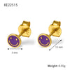 Wholesale 925 Sterling Silver Geometric Smiley Face Dripping Oil Earrings For Women