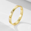 Wholesale 925 Sterling Silver Geometric Style Ring With Ice Flower Cut Zircon For Women