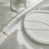 Wholesale 925 Sterling Silver Goldplated Minimalist Geometric O Chain Necklace For Women