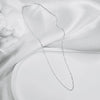 Wholesale 925 Sterling Silver Goldplated Minimalist Geometric O Chain Necklace For Women