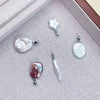 Wholesale Sterling Silver Handmade Melon Buckle Pendant Baroque Freshwater Pearl Necklace With Irregular Design