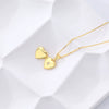 Wholesale 925 Sterling Silver Heart Shaped Love Necklace With Zircon Electroplated