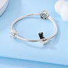 Wholesale 925 Sterling Silver Heart Shaped Rubber Plug Fixing Clip Beaded Diy Jewelry Accessories For Women With Dripping Oil Process