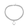 Wholesale 925 Sterling Silver Heartshaped Bracelet With Heavy Industry Pendant And Round Beads Seiko Crafted For Women