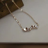 Wholesale Sterling Silver Heartshaped Necklace With Diamonds 14K Real Gold Plated Heart Pendant Ochain Sweet Style For Women