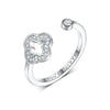 Wholesale 925 Sterling Silver Jewelry Set With Hollow Out Four Leaf Clover Pattern For Women Electroplated Includes Necklace Earrings Bracelet And Ring