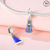 Wholesale Sterling Silver Jewelry With Star Moon Religious Charm And Dripping Oil Design