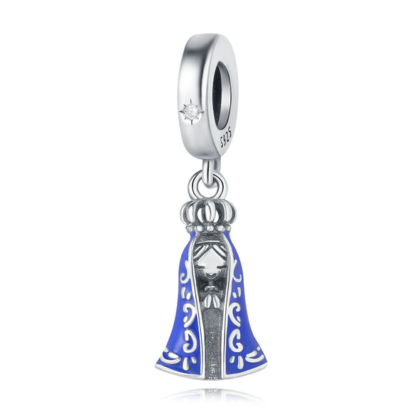 Wholesale Sterling Silver Jewelry With Star Moon Religious Charm And Dripping Oil Design